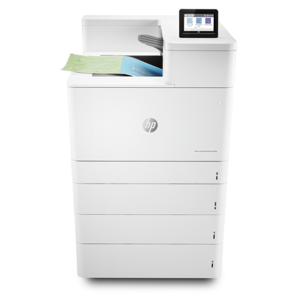Government HP Color LaserJet Enterprise M856x Printer (55 ppm) (11" x 17") (Duplex) (Duty 250000) (USB) (Ethernet) (Wireless) (2 x 550 Input Trays) (100 MPT) (Touchscreen) (Heavyweight Item)