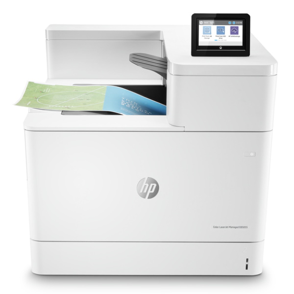 HP Color LaserJet Managed E85055dn (55 ppm) (1.5 GB) (1.2 GHz) (1200 x 1200 dpi) (Duplex) (Duty 250000) (USB) (Ethernet) (550 Input) (100 MPT) (Toucscreen) (ES) (Heavy Weight Item - No Free Freight)
