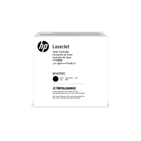 HP 147YC (W1470YC) LaserJet Enterprise M611 M612 MFP M634 MFP M635 MFP M636 Extra High Yield Black Contract LaserJet Toner Cartridge (42000 Yield)