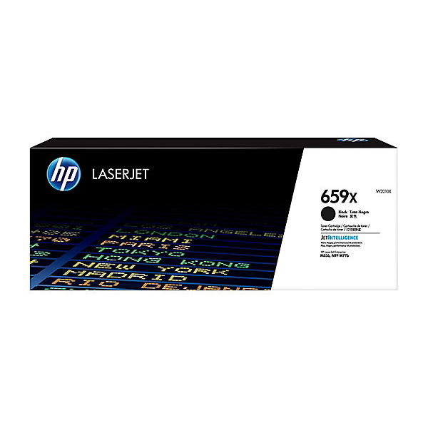 HP 659X (W2010X) Color LaserJet Enterprise M856dn/x, MFP M776dn, Flow M776zs/z High Yield Black Original LaserJet Toner Cartridge (34,000 Yield)