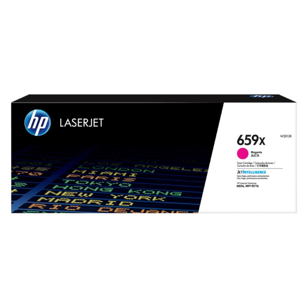HP 659X (W2013X) Color LaserJet Enterprise M856dn/x, MFP M776dn, Flow M776zs/z High Yield Magenta Original LaserJet Toner Cartridge (29,000 Yield)