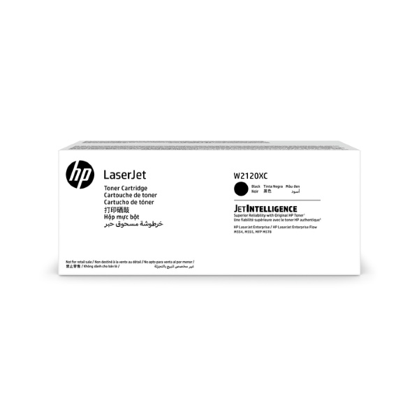 HP 212XC (W2120XC) Color LaserJet Enterprise M554 M555 Enterprise Flow MFP M578 High Yield Black Contract Original LaserJet Contract Toner Cartridge (13000 Yield)