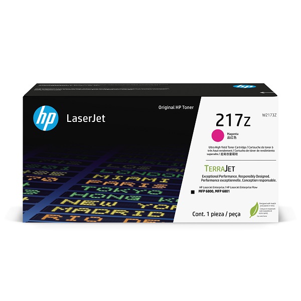 HP 217Z (W2173Z) 6800 Ent MFP Magenta Original LaserJet Toner Crtg (24,000 Yield)