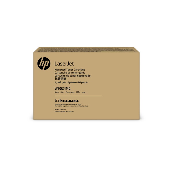 HP (W9024MC) LaserJet Managed E40040dn Managed MFP E42540f Black Contract LaserJet Toner Cartridge (11500 Yield)