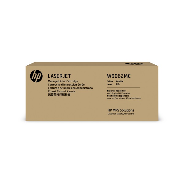 HP (W9062MC) Color LaserJet Managed E55040 MFP E57540 M553 M577 Yellow Toner Cartridge (12200 Yield)