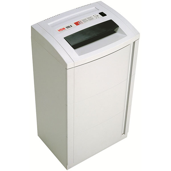 HSM 125.2 OFFICE High Security Cross Cut Shredder (Level 6) (NSA/CSS 02-01 Approved) (Sheet Capacity: 5-7) (Shred Size: 1/32" x 3/16") (Throat: 10") (Waste Capacity: 20 Gal) (Auto Oiler Installed)