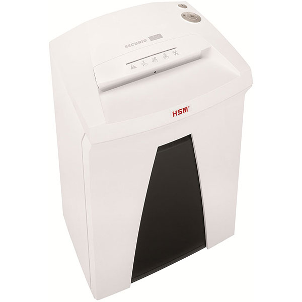 HSM Securio B24s Strip Cut Shredder (Level 2) (Sheet Capacity: 22-24) (Shred Size: 1/8") (Throat: 9.5") (13 FPM) (Waste Capacity: 9 Gal) (Motor: 500W) (Accepts Staples/Paper Clips/Credit Cards/CD/DVD)