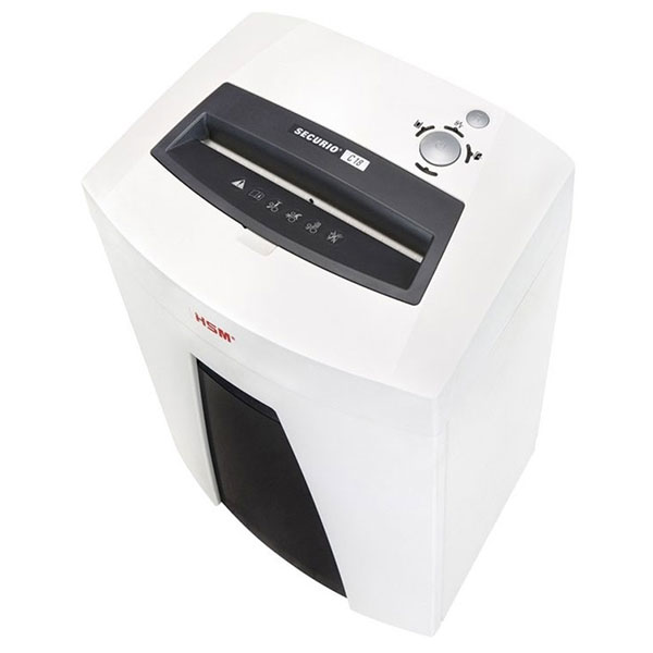 HSM Securio C18c Cross Cut Shredder (Level 3) (Sheet Capacity: 10-11) (Shred Size: 1/8" x 1 1/8") (Throat: 9") (8.66 FPM) (Waste Capacity: 6.6 Gal) (Accepts: Staples/Paper Clips/Credit Cards)