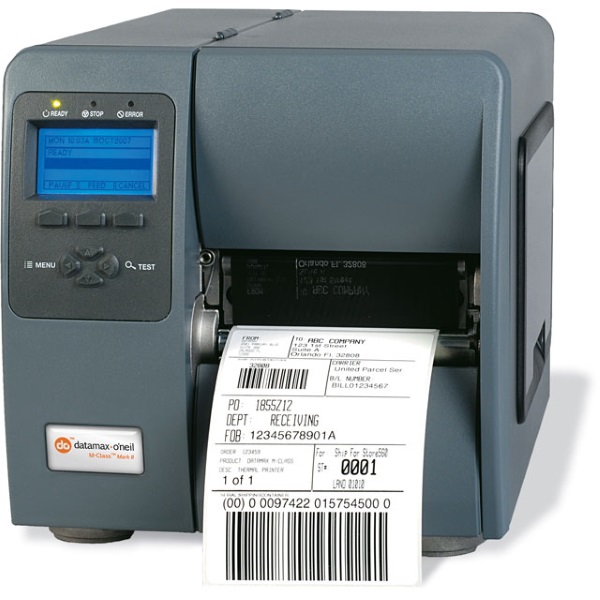 Datamax-O'Neil I-Class I-4212e DT/TT Mono Desktop (32 MB) (110 V AC) (12 in/s) (203 dpi) (Ethernet) (Core 3") (Max Width 4.65") (8" Diam)