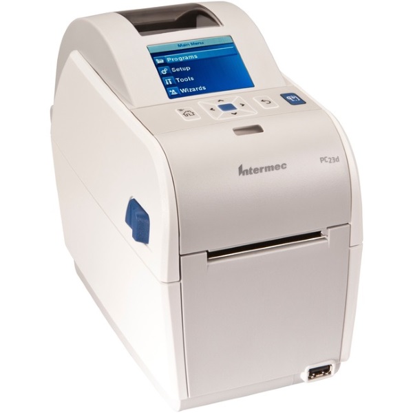 Honeywell PC23d DT Mono Desktop Printer (128 MB) (8 in/s) (203 dpi) (USB) (Ethernet) (2.40" x 68") (5" Diam) (Energy Star)