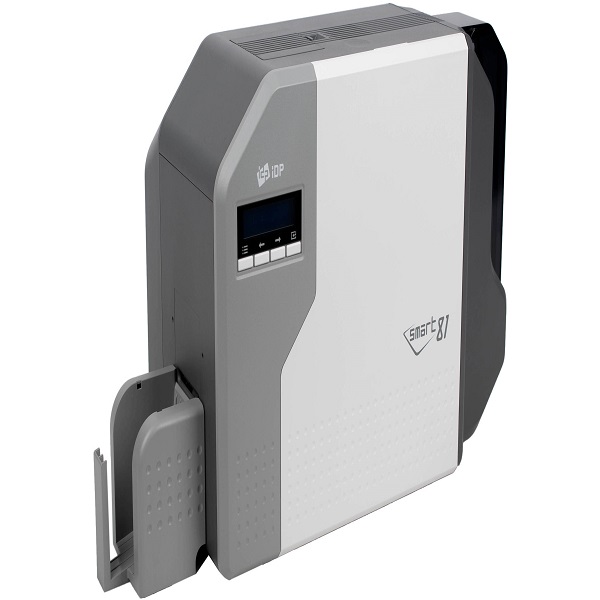 IDP SMART-81S Retransfer ID Card Printer Bundle: Includes Printer Color Ribbon Retransfer Film and 100 Cards (25 sec/card) (300 dpi) (USB) (Ethernet)