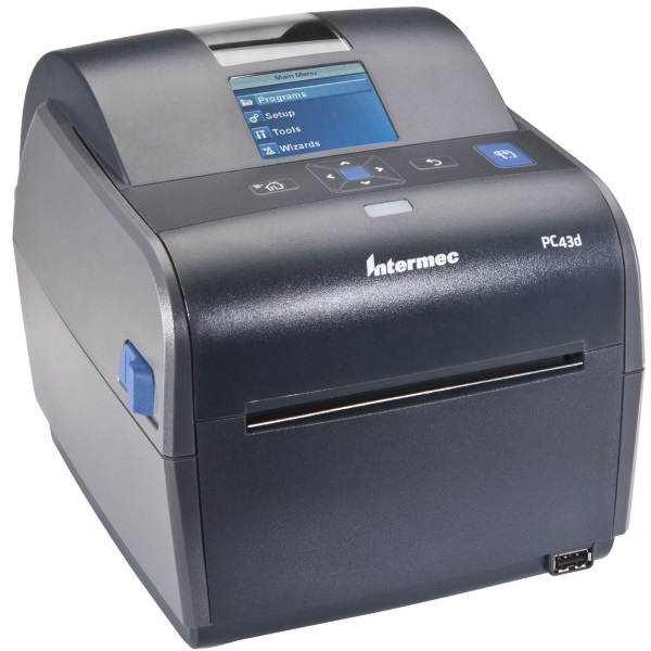 Intermec PC43d DT Mono Desktop Printer (128 MB) (8 in/s) (203 dpi) (USB) (Ethenet) (Core 1.50") (Max Length 68") (Max Width 4.70") (5" Diam) (Energy Star)