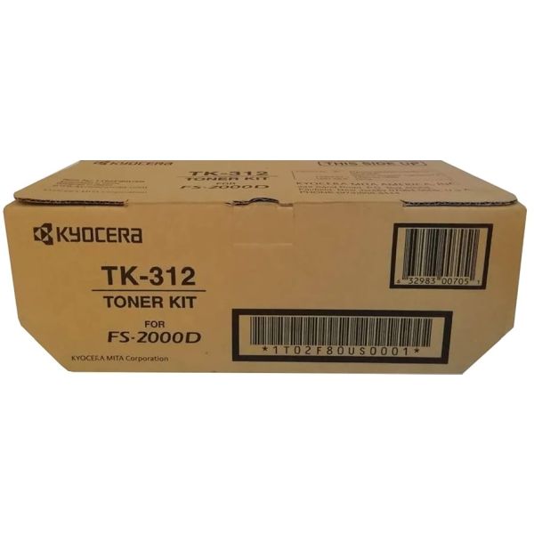 Kyocera (TK-312) FS-2000D Black Toner Cartridge (12,000 Yield)