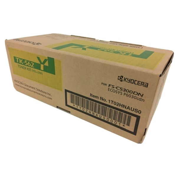 Kyocera (TK-562Y) FS-C5300DN, 5350DN Yellow Toner Cartridge (10,000 Yield)