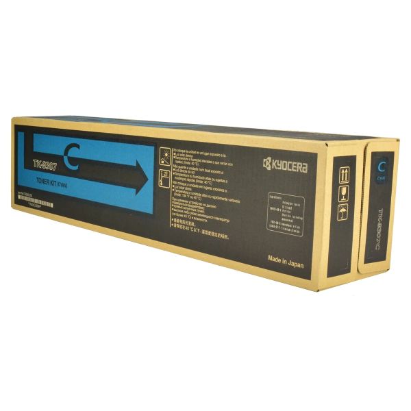 Kyocera (TK-8307C) TASKalfa 3050ci, 3550ci Cyan Toner Cartridge (15,000 Yield)