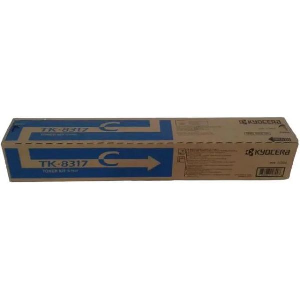 Kyocera (TK-8317C) TASKalfa 2550ci Cyan Toner Cartridge (6,000 Yield)