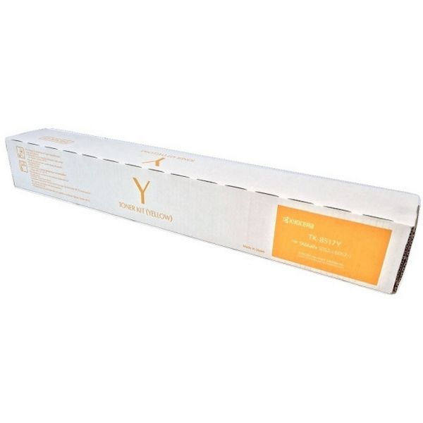 Kyocera (TK-8517Y) TASKalfa 5052ci, 5053ci, 6052ci, 6053ci Yellow Toner Cartridge (20,000 Yield)