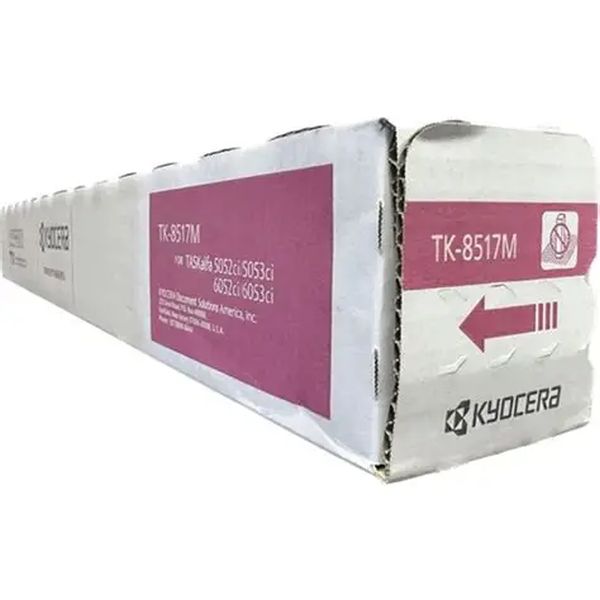 Kyocera (TK-8517M) TASKalfa 5052ci, 5053ci, 6052ci, 6053ci Magenta Toner Cartridge (20,000 Yield)