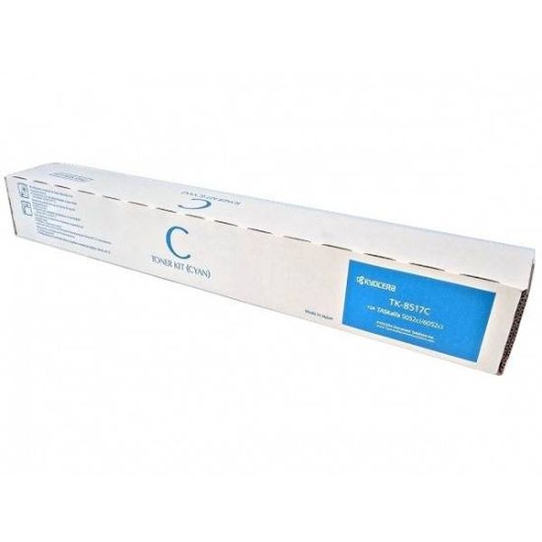 Kyocera (TK-8517C) TASKalfa 5052ci, 5053ci, 6052ci, 6053ci, CS5052ci, CS5053ci, CS6052ci, CS6053si Cyan Toner Cartridge (20,000 Yield)