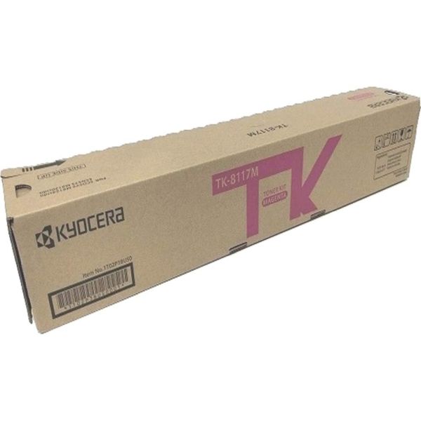 Kyocera (TK-8117M) ECOSYS M8124cidn, M8130cidn Magenta Toner Cartridge (6,000 Yield)