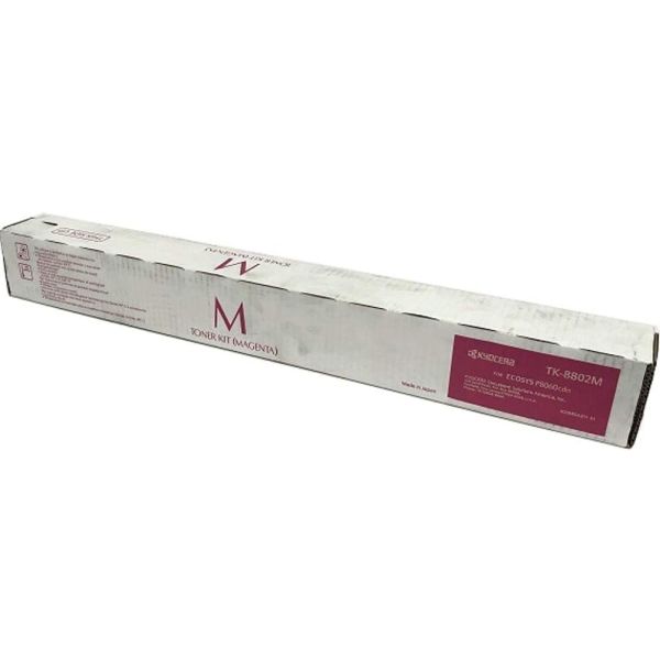 Kyocera (TK-8802M) ECOSYS P8060cdn, P8060cdn/KL3 Magenta Toner Cartridge (20,000 Yield)