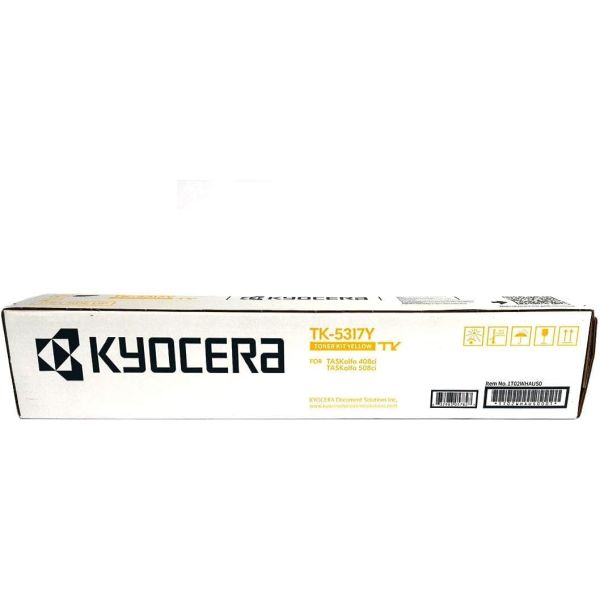 Kyocera (TK-5317Y) TASKalfa 508ci, 408ci Yellow Toner Cartridge (18,000 Yield)