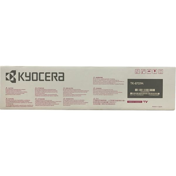 Kyocera (TK-8737M) TASKalfa 8353ci, 7353ci Magenta Toner Cartridge (40,000 Yield)