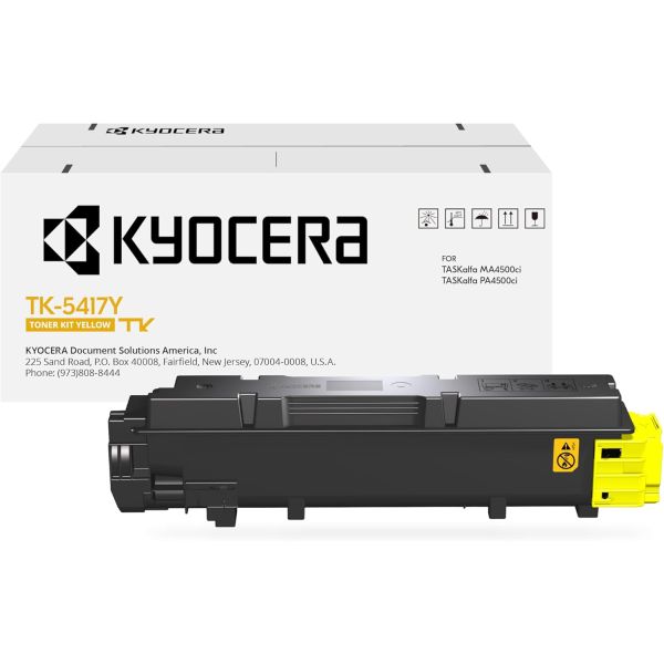 Kyocera (TK-5417Y) MA4500ci, PA4500ci Yellow Toner Cartridge (13,000 Yield)