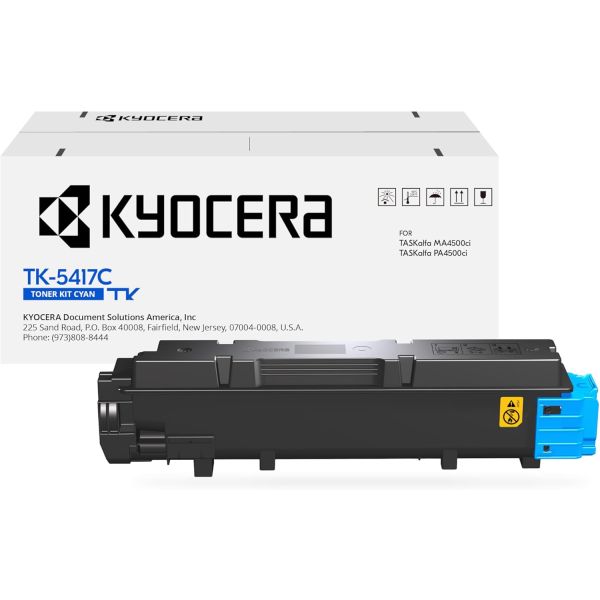 Kyocera (TK-5417C) MA4500ci, PA4500ci Cyan Toner Cartridge (13,000 Yield)