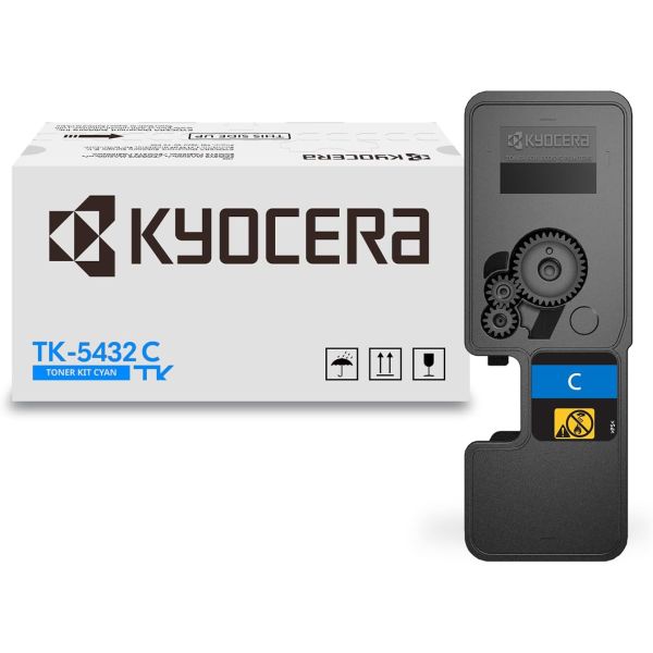 Kyocera (TK-5432C) MA2100cwfx, PA2100cwx Cyan Toner Cartridge (1,250 Yield)