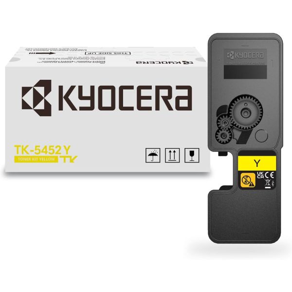 Kyocera (TK-5452Y) MA2600cwfx, MA2600cwfx, MA2600cwx, PA2600cwx, PA2600cx Yellow Toner Cartridge (3,200 Yield)