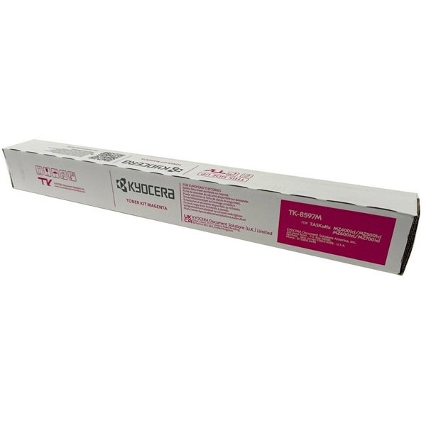 Kyocera (TK-8597M) MZ7001ci, MZ6001ci, MZ5001ci, MZ4001ci Magenta Toner Cartridge (24,000 Yield)