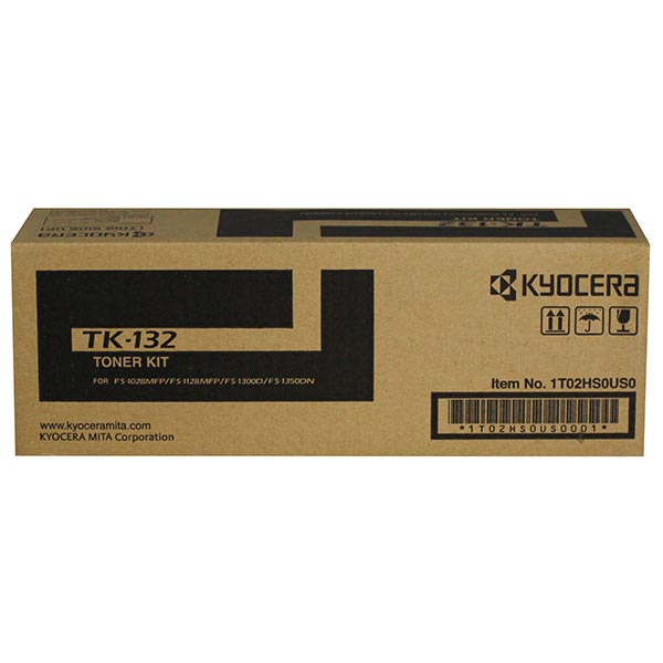Kyocera (TK-132) FS-1028MFP 1128MFP 1300D 1300DN 1350DN Toner Cartridge (7200 Yield)