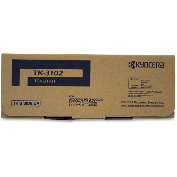 Kyocera (TK-3102) FS-2100 M3040 M3540 Toner Cartridge (Includes Waste Toner Bottle) (12500 Yield)