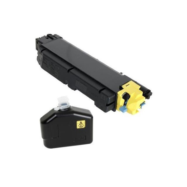 Kyocera (TK-5142Y) ECOSYS M6530cdn P6130cdn Yellow Toner Cartridge + Waste Container (5000 Yield)