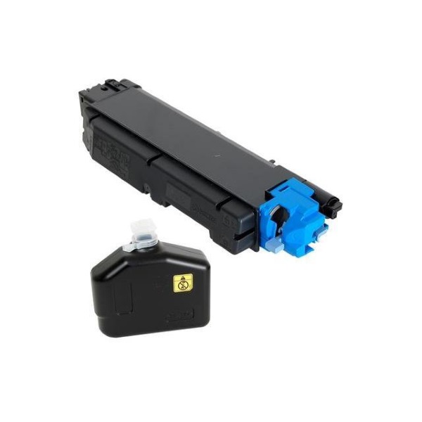Kyocera (TK-5152C) ECOSYS M6035cidn M6535cidn P6035cdn Cyan Toner Cartridge (Includes Waste Container) (10000 Yield)