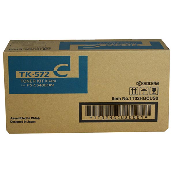 Kyocera (TK-572C) FS-C5400DN Cyan Toner Cartridge (12000 Yield)