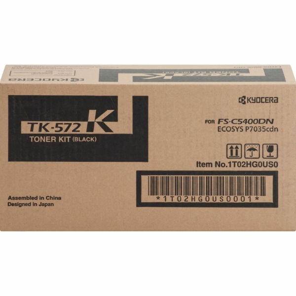 Kyocera (TK-572K) FS-C5400DN Black Toner Cartridge (16000 Yield)