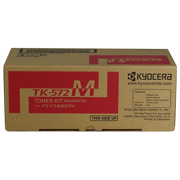 Kyocera (TK-572M) FS-C5400DN Magenta Toner Cartridge (12000 Yield)