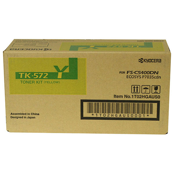 Kyocera (TK-572Y) FS-C5400DN Yellow Toner Cartridge (12000 Yield)