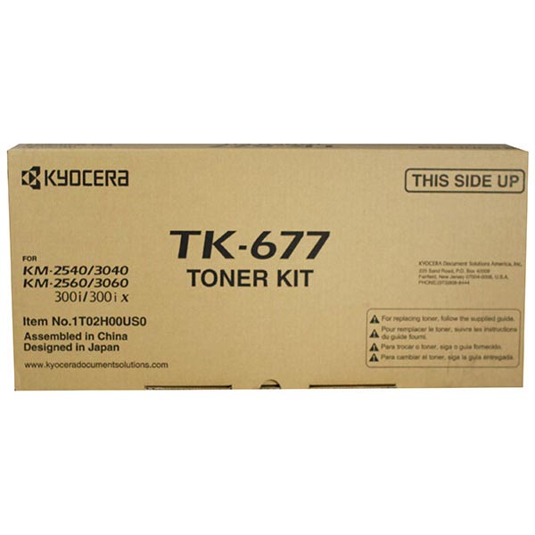 Kyocera (TK-677) KM-2540 2560 3040 3060 TASKalfa 300i Toner Cartridge (20000 Yield)