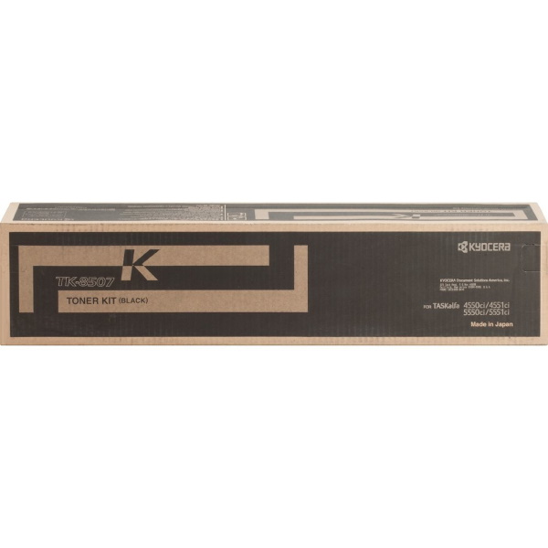 Kyocera (TK-8507K) TASKalfa 4550ci 4551ci 5550ci 5551ci Black Toner Cartridge (30000 Yield)
