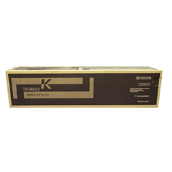 Kyocera (TK-8602K) FS-C8650 Black Toner Cartridge (30000 Yield)