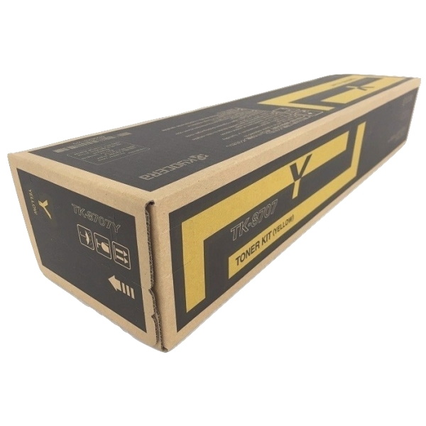 Kyocera (TK-8707Y) TASKalfa 6550ci 7550ci Yellow Toner Cartridge (30000 Yield)