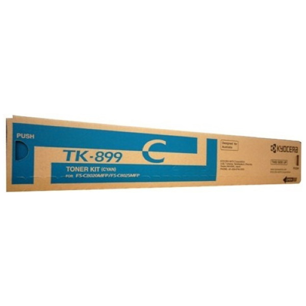 Kyocera (TK-899C) CS 205c 255c Cyan Toner Cartridge (6000 Yield)