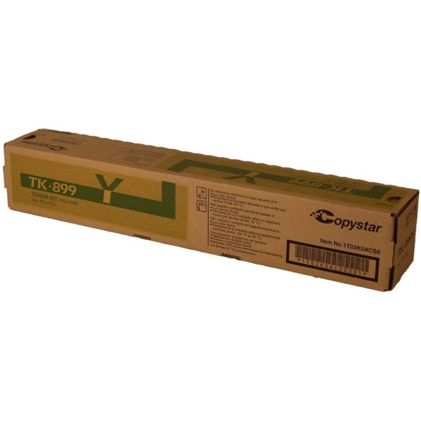 Kyocera (TK-899Y) CS 205c 255c Yellow Toner Cartridge (6000 Yield)