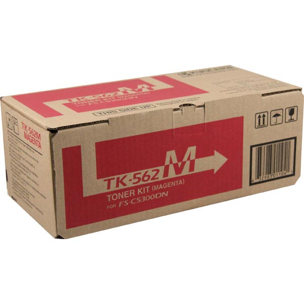 Kyocera (TK-562M) FS-C5300DN Magenta Toner Cartridge + Waste Toner Bottle (10000 Yield)