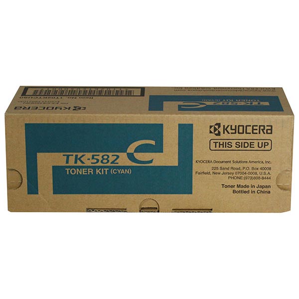 Kyocera (TK-582C) ECOSYS P6021cdn FS-C5150dn Cyan Toner Cartridge (2800 Yield)