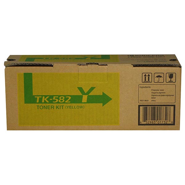 Kyocera (TK-582Y) ECOSYS P6021cdn FS-C5150dn Yellow Toner Cartridge (2800 Yield)