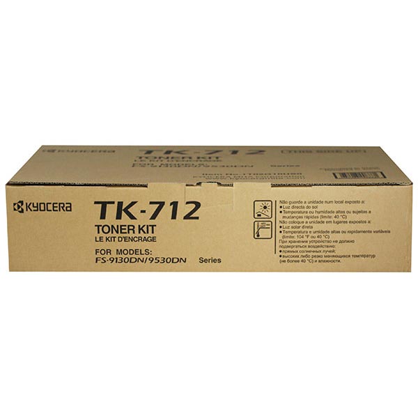 Kyocera (TK-712) FS-9130DN 9530DN Black Toner Cartridge (40000 Yield)